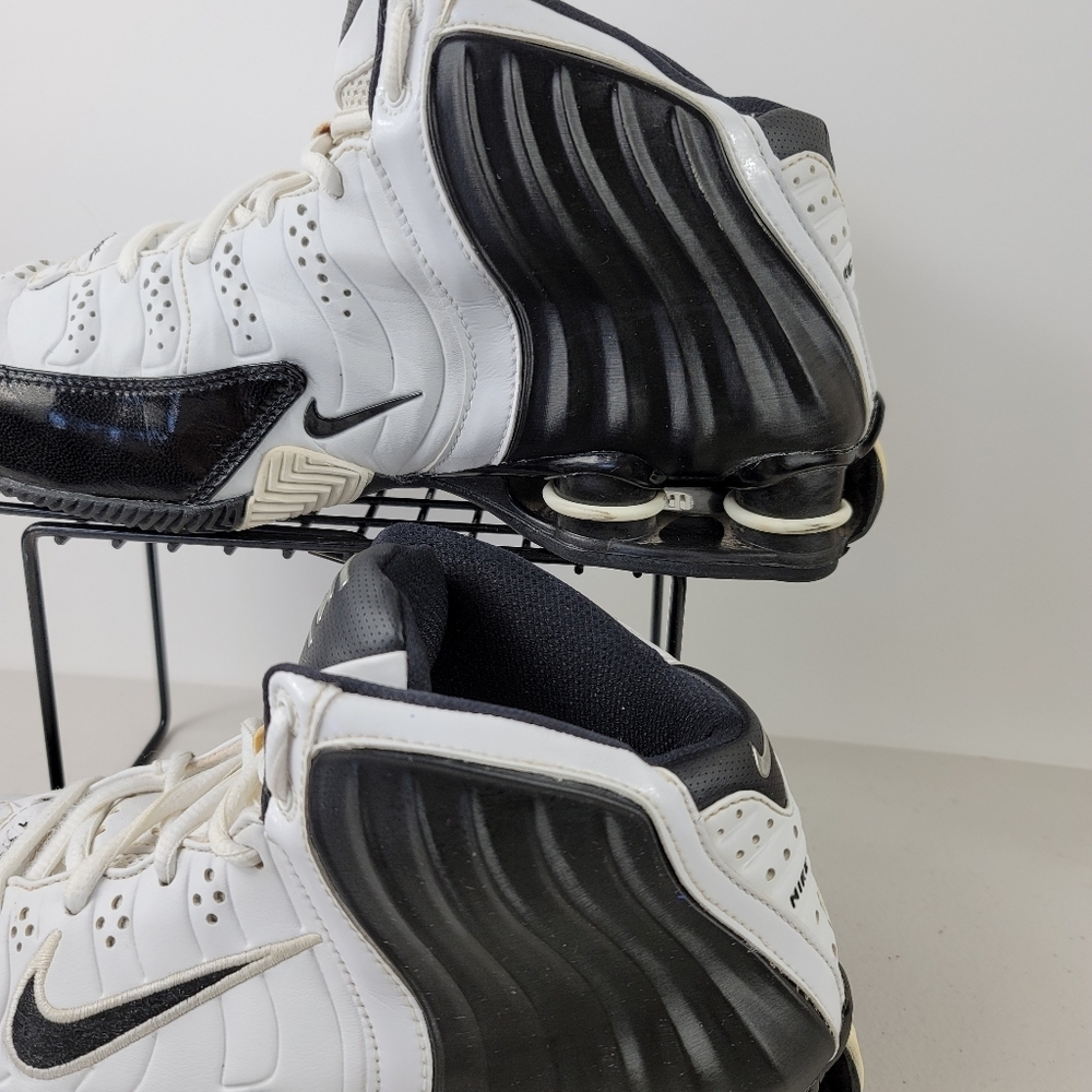 Nike Shox Lethal TB White Black 2005 Vintage Basketball Shoes - Picture 2 of 9